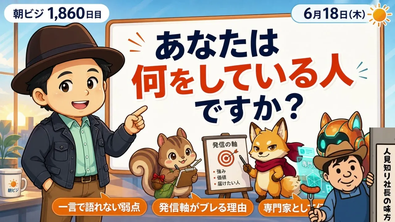 朝ビジ！第1860回 サムネイル